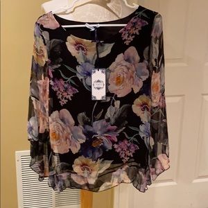 Tempo Paris Silk Top Size M